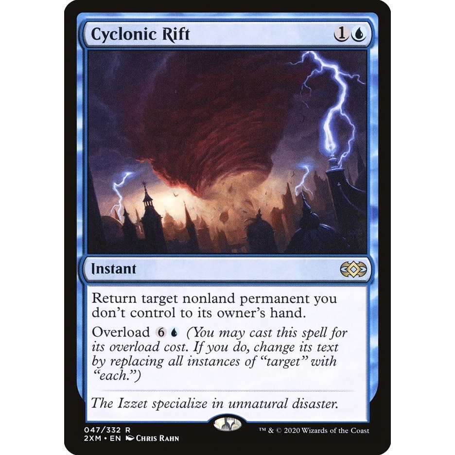Cyclonic Rift การ์ด Magic The Gathering ของแท้ จากชุด Return to Ravnica ...