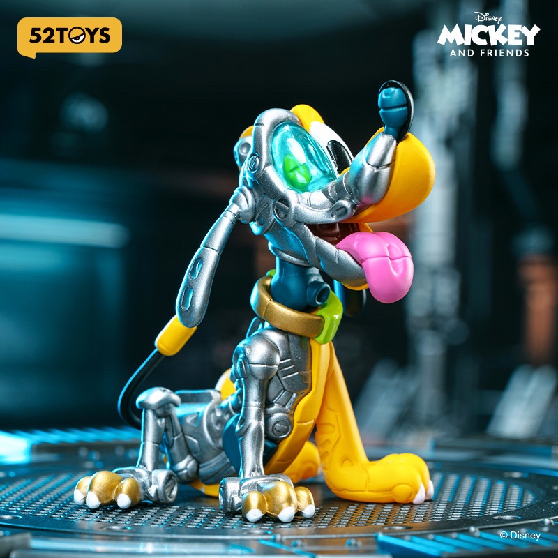 52TOYS Mickey and Friends Cyborg series BLINDBOX โมเดล ของเล่นเด็กเล่น ...