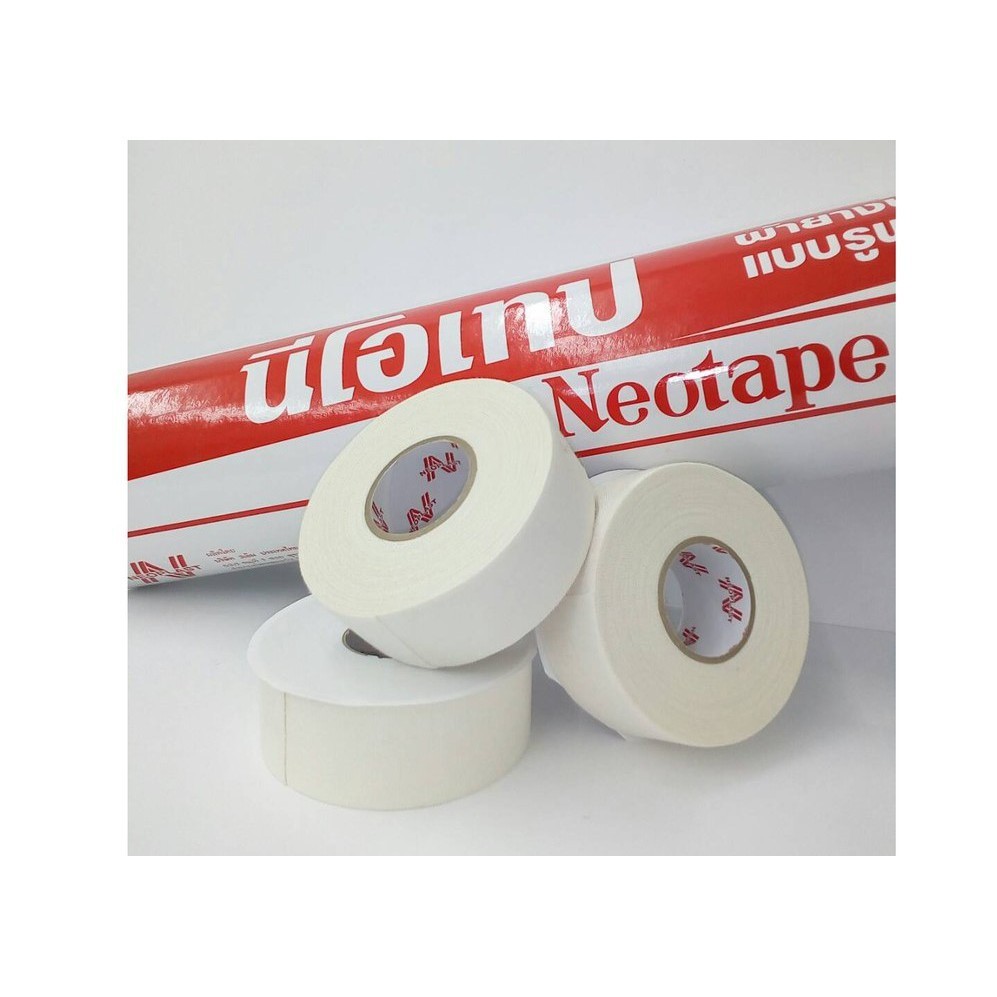 Neotape Porous นีโอเทป ผ้าล็อค เทปล็อค ขนาด 1/2,1,2 นิ้ว x 10 หลา (1 ...