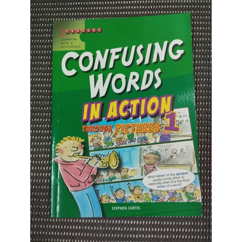 หนังสือ Confusing Words in Action Through Pictures 1 by Stephen Curtis ...