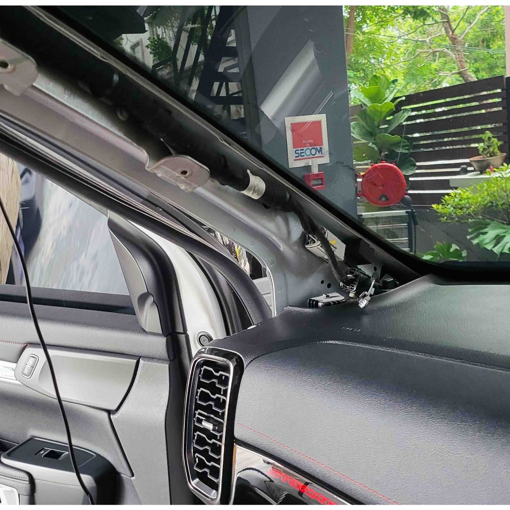 เสาA B&O พร้อมลำโพง Tweeter 1ชุดซ้ายขวา สีดำ สำหรับ Ford Ranger ...
