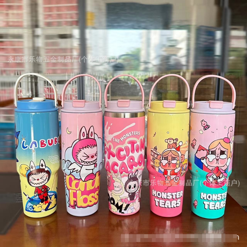แก้วเก็บอุณหภูมิ labubu แก้วน้ำสแตนเลส304 ลายลาบูบู้ ขนาด30 ออนซ์ ...