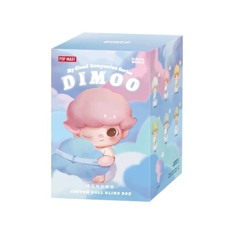 POP MART DIMOO My Cloud Companion Series-Cotton Doll Blind Box ฟิกเกอร์ ...