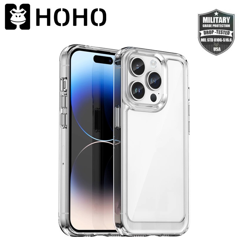 K เคสใสกันกระแทก เคสใส ใช้สำหรับ iPhone 17 Air 11 12 13 14 15 16 17 Pro Max Mini 6 7 8+ SE XR XS Max Plus TPU Clear Case - 4