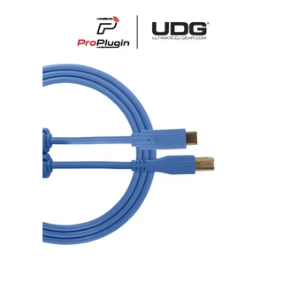 UDG Ultimate Audio Cable USB 2.0 C-B Blue Straight 1.5m สาย USB Audio คุณภาพสูง (ProPlugin)