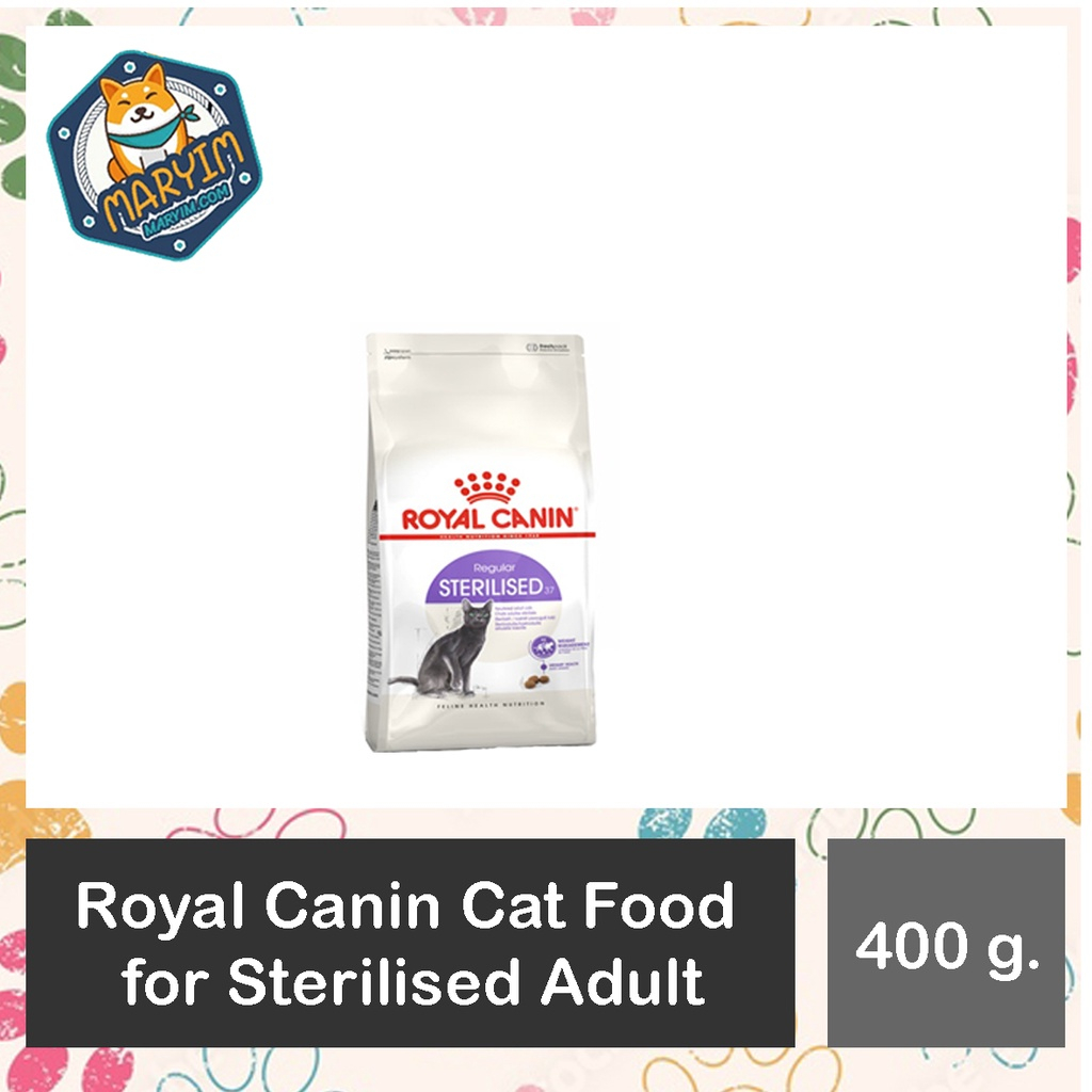 Royal Canin Regular Sterilised 400 g. อาหารแมว สูตรแมว ทำหมัน | Shopee ...