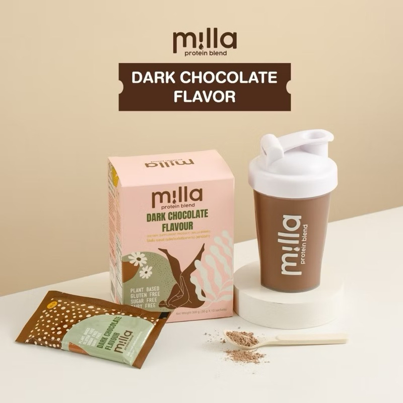 Milla protein blend and the shot | Shopee Thailand