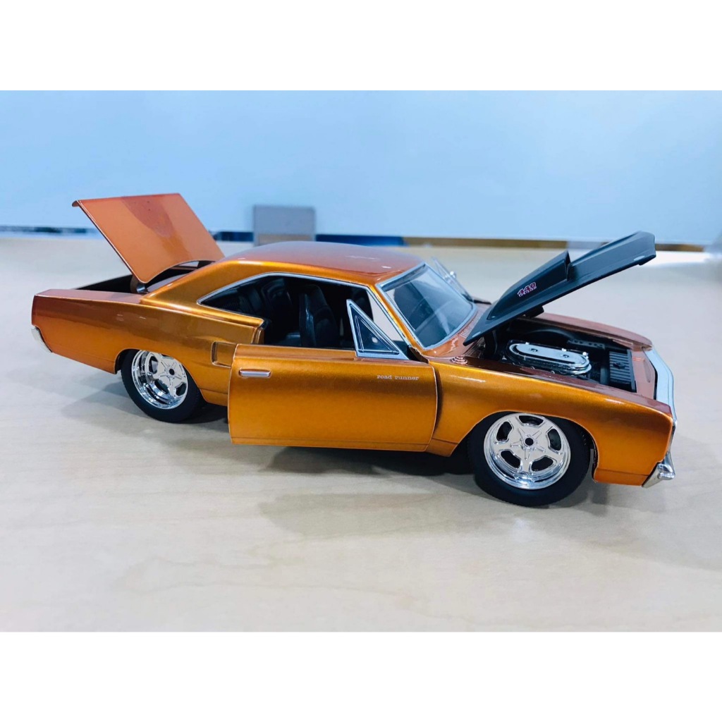 Jada 1/24 Diecast - Plymouth Roadrunner De Dom - Fast & Furious - Cuivre - 97126 (occasion)