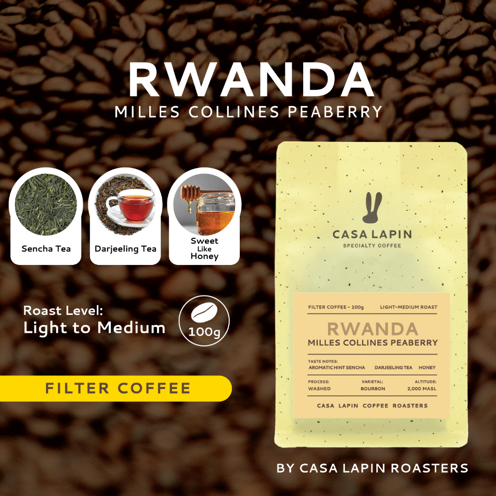 rwanda-milles-collines-peaberry-100g-เมล็ดกาแฟสำหรับชง-drip-filter-l-coffee-beans-l-casa-lapin-coffee-roasters
