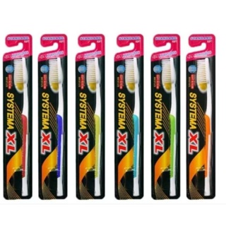 แปรงสีฟันซีสเท็มม่า xl ขนแปรง นุ่มมาตรฐาน แพค 12 ด้าม