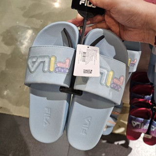 Size.41 เหลือสีฟ้า [ลิขสิทธิ์แท้จากชอป] **(ราคาป้าย 690) FILA Fancy รองเท้าแตะผู้หญิง