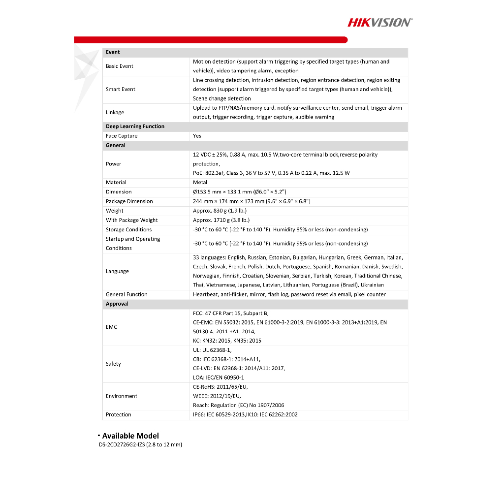 hikvision-กล้องวงจรปิดระบบ-ip-2-ล้านพิกเซล-ds-2cd2726g2-izs-2-8-12mm-acusense-เลนส์ซูมได้-มีไมค์ในตัว