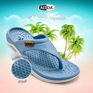 ADDA รองเท้าแตะ รองเท้าลำลอง แบบหนีบ สำหรับผู้หญิง รุ่น 5TD63W1 (ไซส์ 4-6) สินค้าพร้อมส่ง แท้ตรงจากโรงงานค่ะ