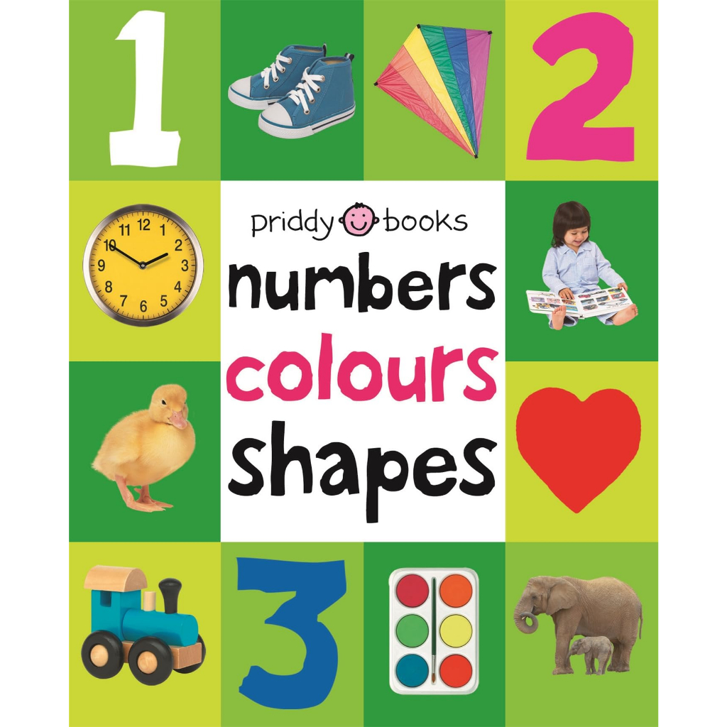Numbers Colours Shapes หนังสือเด็ก ตัวเลข สี รูปทรง ภาษาอังกฤษ บอร์ด ...