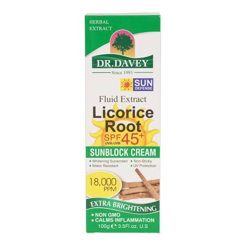 dr-davey-fluid-extract-licorice-root-spf45-sunblock-cream-100g