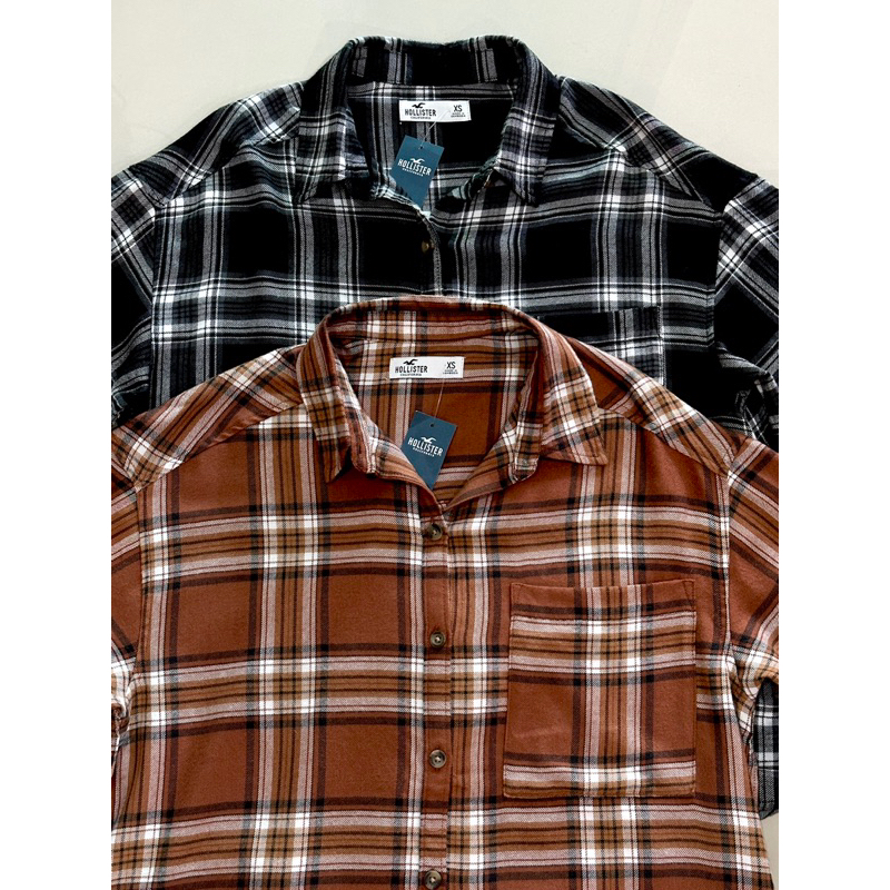 hollister-oversized-plaid-shirt