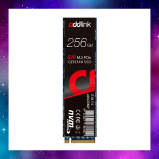 256 GB SSD (เอสเอสดี) ADDLINK S70 PCIe/NVMe M.2 2280 ใช้งานปกติ ประกัน6/2024