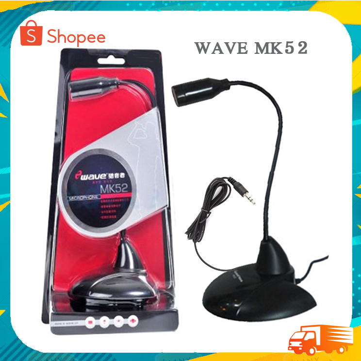 microphone-wave-mk52-ไมโครโฟนตั้งโต๊ะ