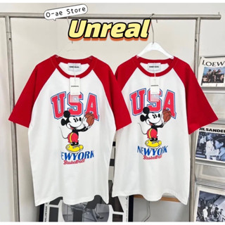 เสื้อยืด Oversize Unreal Mikky USA มิกกี้นิวยอร์ก