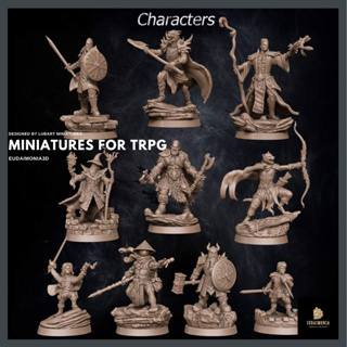Monsters and Characters | for D&D 5e, Pathfinder and other RPGs | 28mm