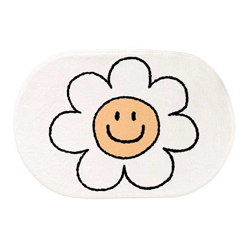 catnap-พรมเช็ดเท้า-ลาย-ดอกไม้ยิ้ม-ขนาด-40x60-cm