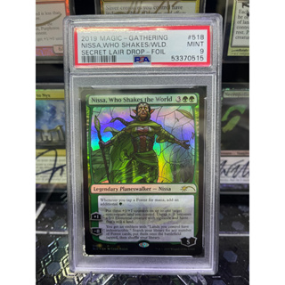 (MTG) PSA 9 Foil Secret Lair: Nissa, Who Shakes the World