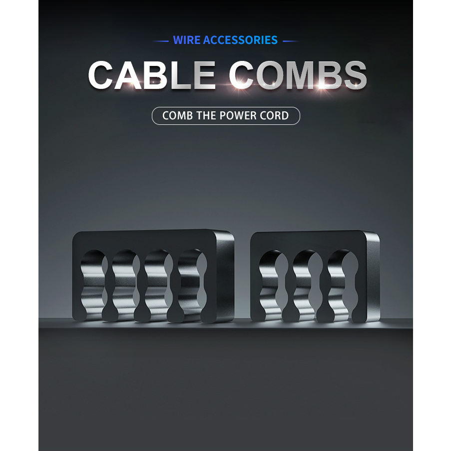 ชุดหวีจัดสายไฟ Black Wire Comb สำหรับตกแต่งสายถักพาวเวอร์ซัพพลาย ...