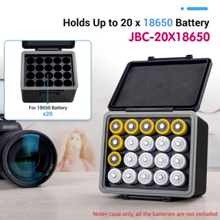 JJC รุ่น JBC-20X18650 กล่องเก็บแบตเตอรี่ความจุสูง ใส่ถ่าน 18650 x 20 ก้อน