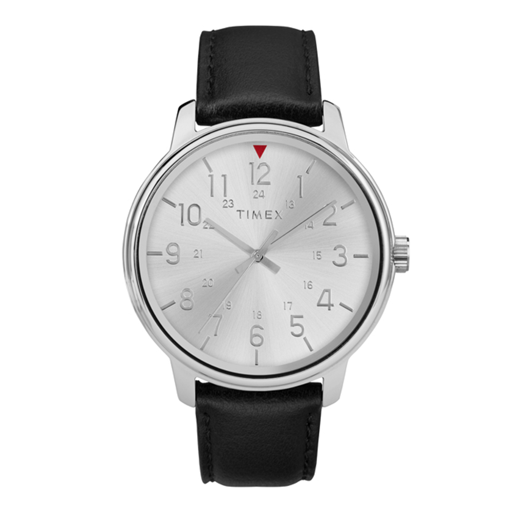 ภาพหน้าปกสินค้าTimex TW2R85300 นาฬิกาข้อมือผู้ชาย สายหนัง สีดำ หน้าปัด 43 มม. จากร้าน timex_officialshop บน Shopee