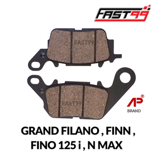 FAST99 ผ้าดิสเบรกหน้า GRAND FILANO , FINN , FINO 125 i , N MAX ราคาถูก ยี่ห้อAP แกรนฟิลาโน่ ฟิน ผ้าดิสเบรค ผ้าเบรก