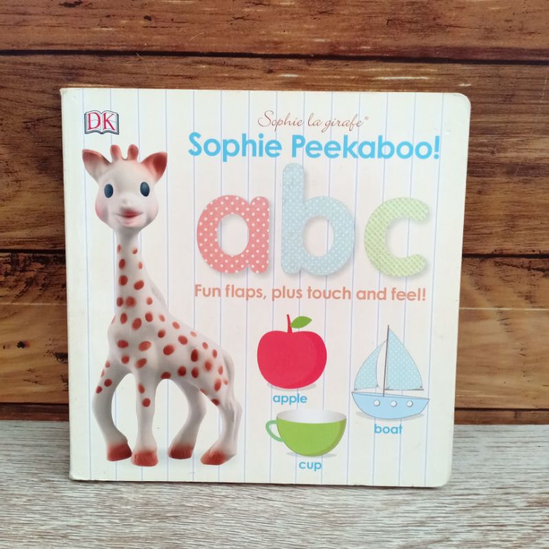 มือสอง-dk-sophie-la-girafe-sophie-peekaboo-abc-boardbook