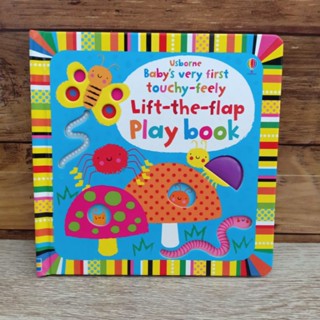 #มือสอง Usborne babys very first touchy feely lift the flap play book. (Boardbook)