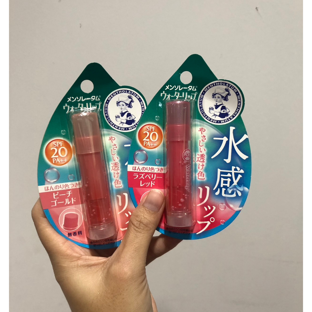 mentholatum-water-lip-ลิปมัน-ลิปบาล์มมีจากญี่ปุ่น