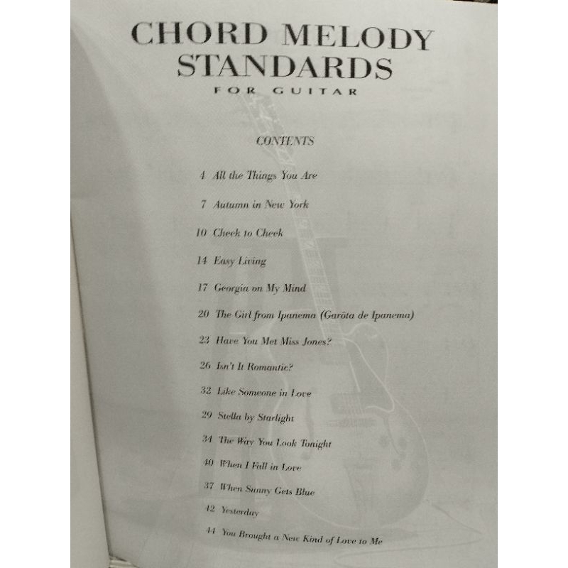 chord-melody-standards-for-guitar-073999991284ลดพิเศษตำนิปกยับ