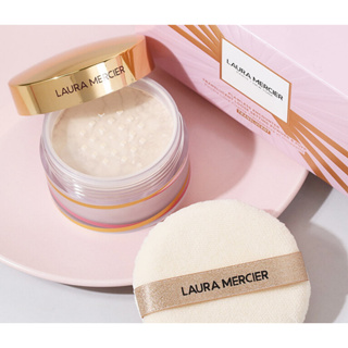 ฉลากไทย✨ LAURA MERCIER Flawless Encounter Translucent Loose Setting Powder &amp; Puff (Limited) ไซส์เต็ม 29 g. พร้อมพัฟ