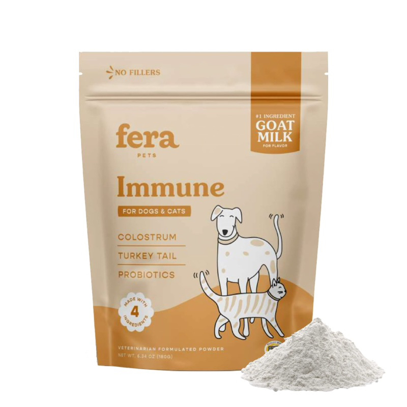 อาหารเสริมสุนัขและแมว-fera-pets-goat-milk-สูตร-immune-ขนาด-180-g