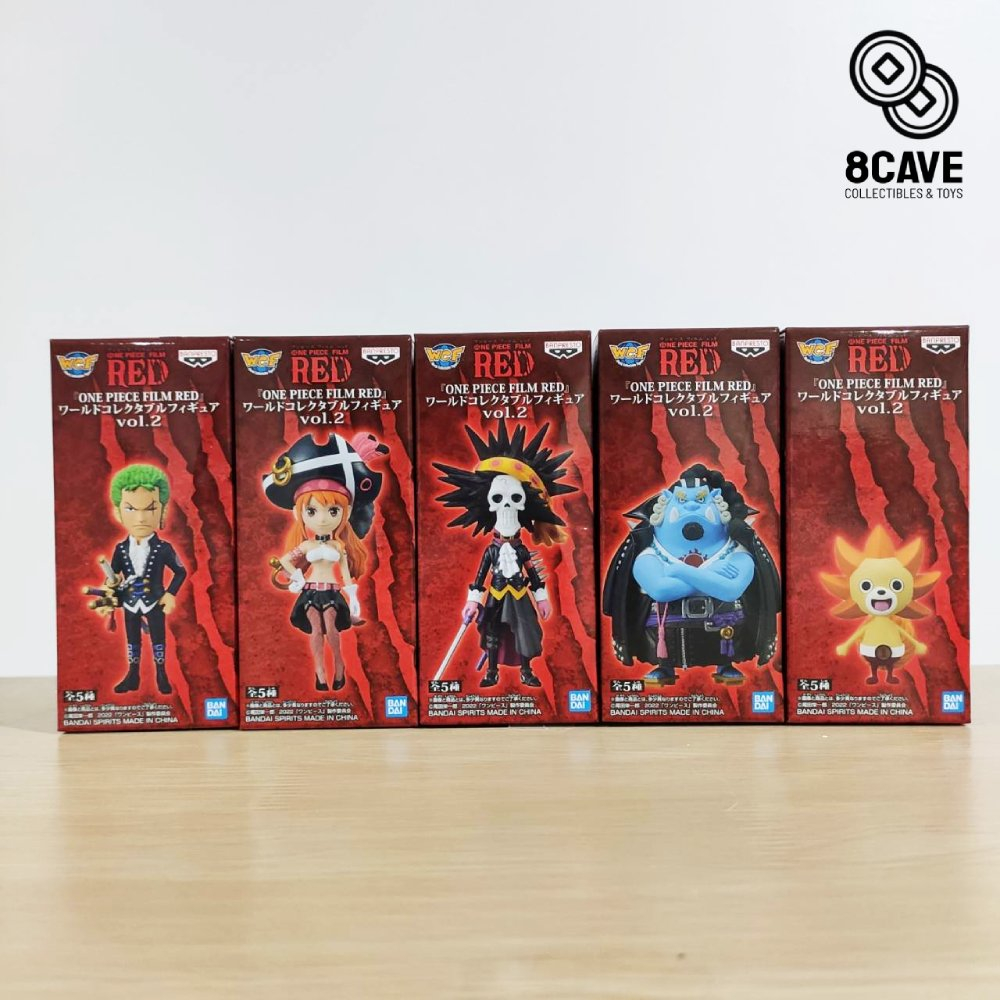 ยกชุดมือ-1-jp-พร้อมส่ง-wcf-วันพีซ-one-piece-film-red-vol-2-set-banpresto