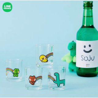 SHOT GLASS SET :: By MININIGUMAN เซทแก้วไลน์เฟรนด์ แก้วช็อต