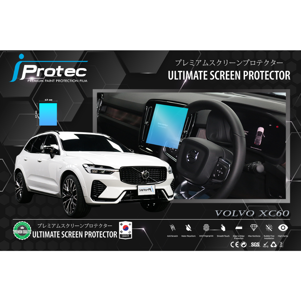 iprotec-ฟิล์มใสกันรอยหน้าจอคอนโซนกลางรถยนต์-volvo-ตะกูล-xc-ได้แก่-volvo-xc40-volvo-xc60-volvo-xc90