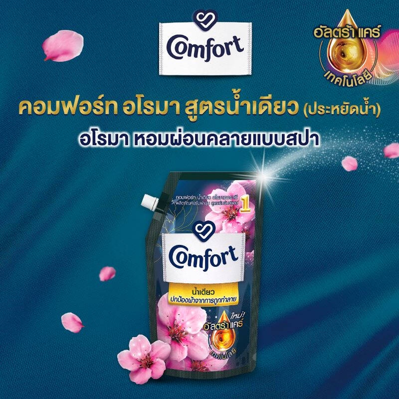 คอมฟอร์ท-ผลิตภัณฑ์ปรับผ้านุ่ม-ชนิดถุงเติมรีฟิล-475-540มล-comfort-fabric-softener-น้่ำยาปรับผ้านุ่ม