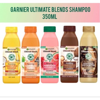 (แชมพู)Garnier Ultimate Blends Hair Food Shampoo 350ml