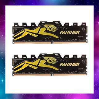 16GB (8GBx2) DDR4 2666MHz RAM (หน่วยความจำ) APACER GOLDEN PANTHER ประกันLT