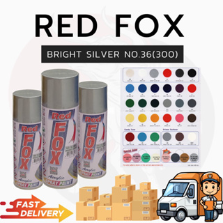 Red Fox ของแท้100% สีสเปรย์ เรดฟ๊อกซ์ เอนกประสงค์ ขนาด400CC. สีสเปรย์ คุณภาพสูง สเปย์พ่นสี