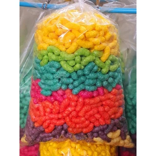 อาหารปลาทำกระทง ขนมข้าวโพดสี หนัก 1 โลกว่าๆ