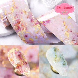 FOIL FOR NAIL DIY  ฟรอยติดเล็บสไตล์เกาหลี แยกชิ้น เซ็ตฟรอยคุณภาพสำหรับติดเล็บ ตกแต่งเล็บ