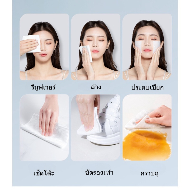 100-ชิ้น-ทิชชู่เช็ดหน้า-ผ้าฝ้าย100-ทิชชู่ผ้าฝ้าย-แผ่นกระดาษทิชชู่ผ้าฝ้ายชนิดใช้เช็ดเครื่องสำอางครั้งเดียว