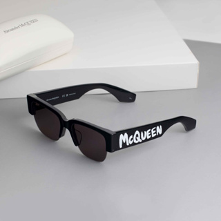 แว่นกันแดด ALEXANDER MCQUEEN : AM0405S 001 SIZE 54 MM. (BLACK-BLACK-GREY)