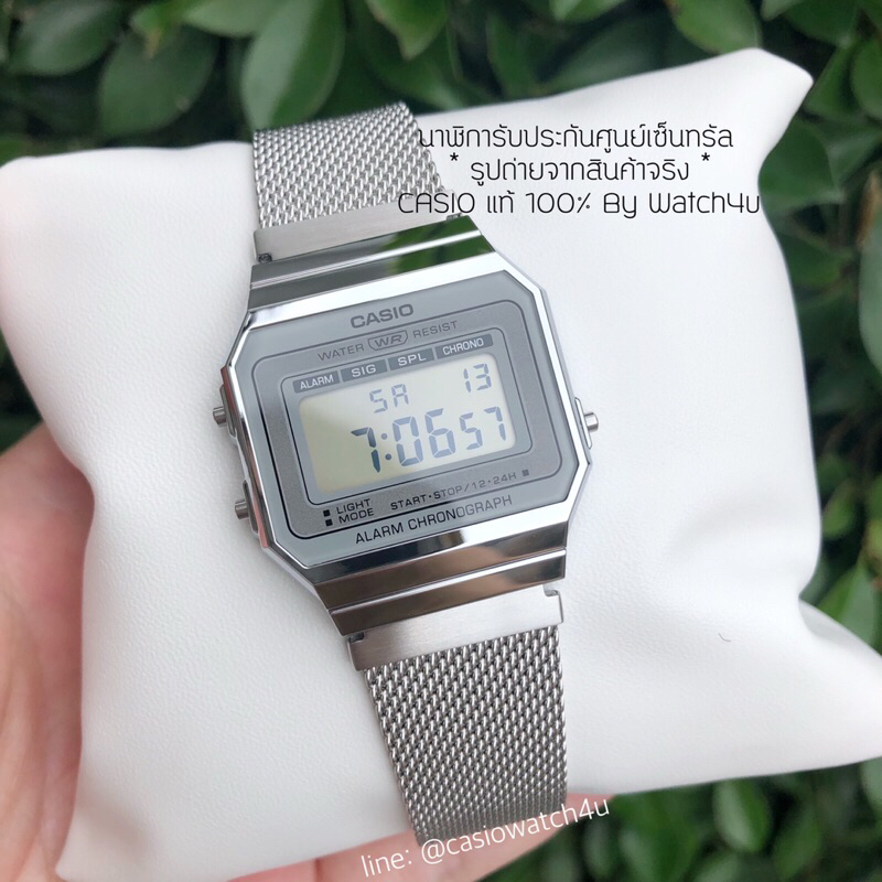 นาฬิกา-casio-ของแท้-cmg-รุ่น-a700wm-7a-a700wm-ประกันศูนย์เซ็นทรัล-cmg-1-ปีเต็ม