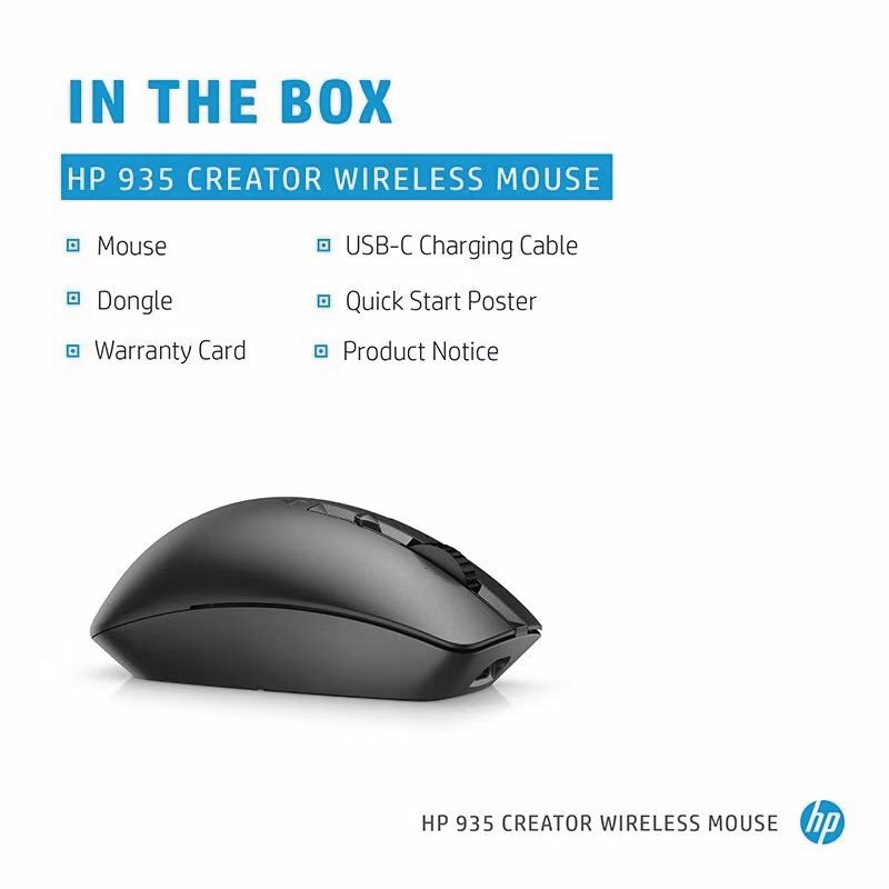 Buy HP Creator 935 Black Wireless Mouse (1D0K8AA) Online at Low Prices in India | HP