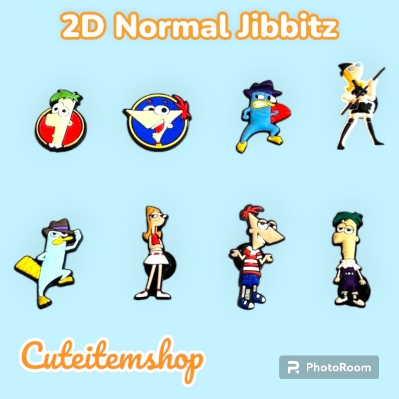 Shoes Charm Phineas and Ferb